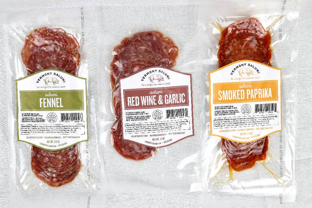 Red Wine & Garlic Sliced Salami