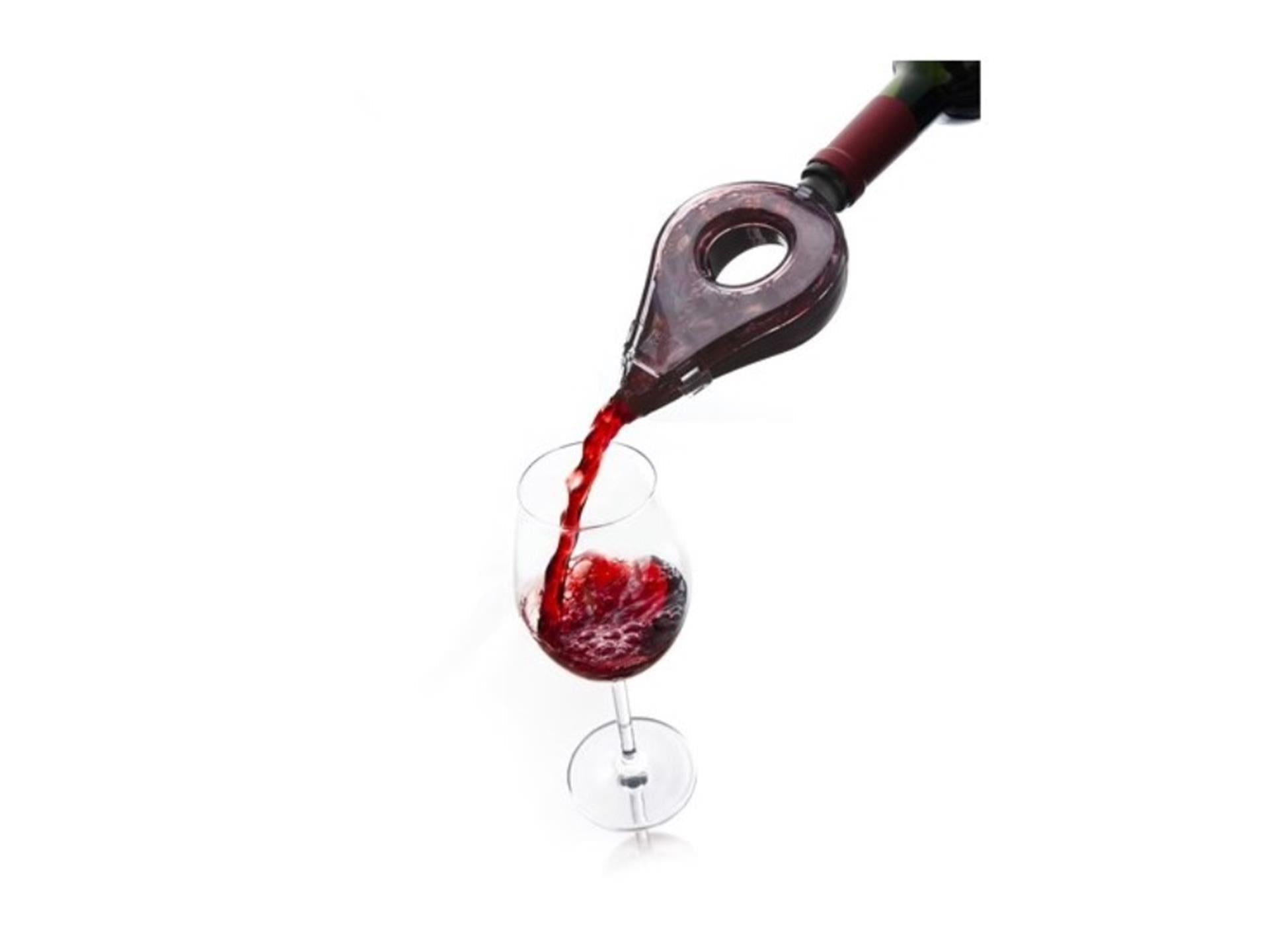 Vacu fin wine aerator gray