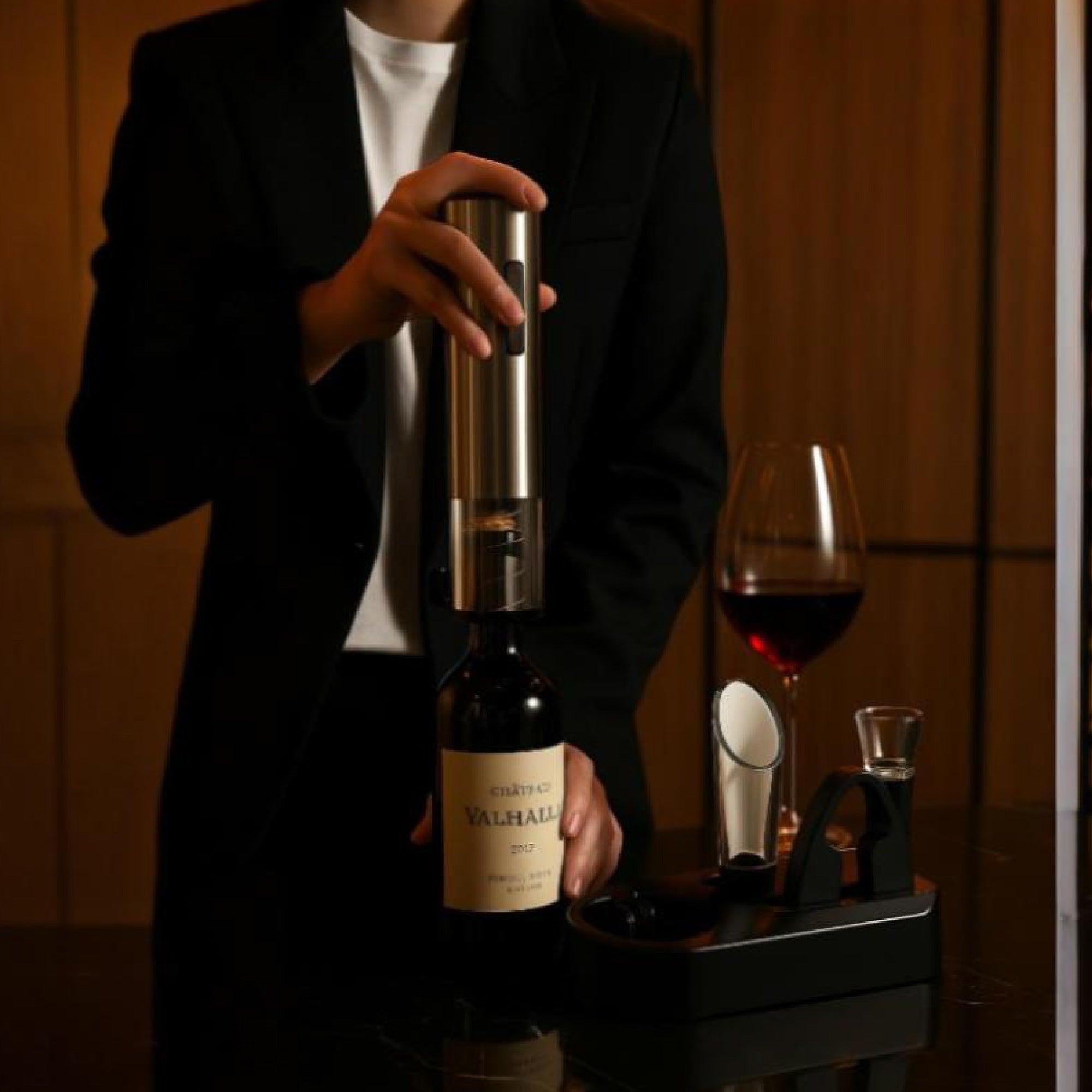 Premium 5-Piece Electric Wine Opener Set