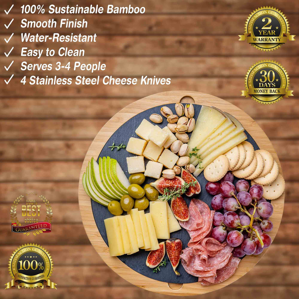 NSB Charcuterie Board Set with Slate