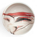 Ceramic Dip Bowl - Colonsay | Mocha, Red Marble - 8cm x 5cm Depth