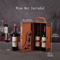 Premium 2 Bottle Wine Carrier Tote with Accessories Set