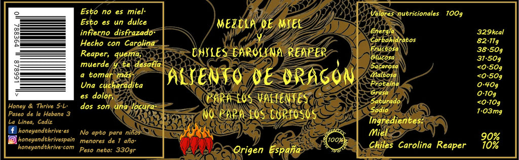 Dragonˋs Breath Honey
