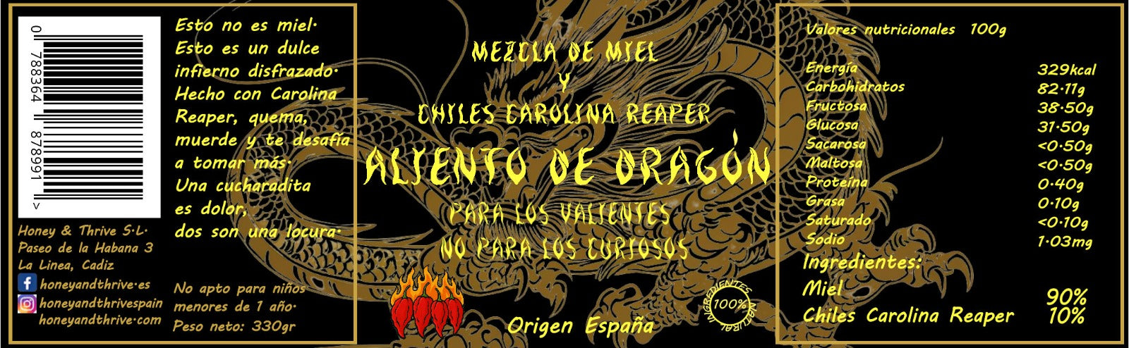 Dragonˋs Breath Honey