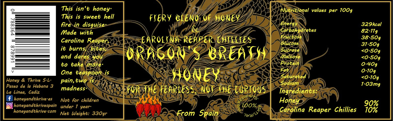 Dragonˋs Breath Honey